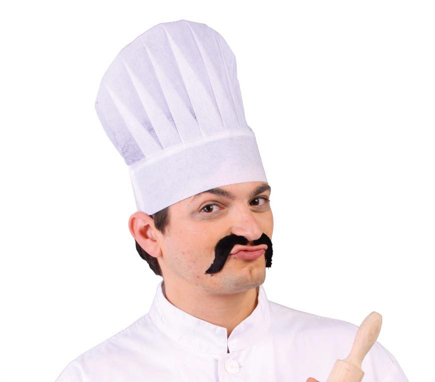 GORRO COCINERO PAPEL BL REF 13580