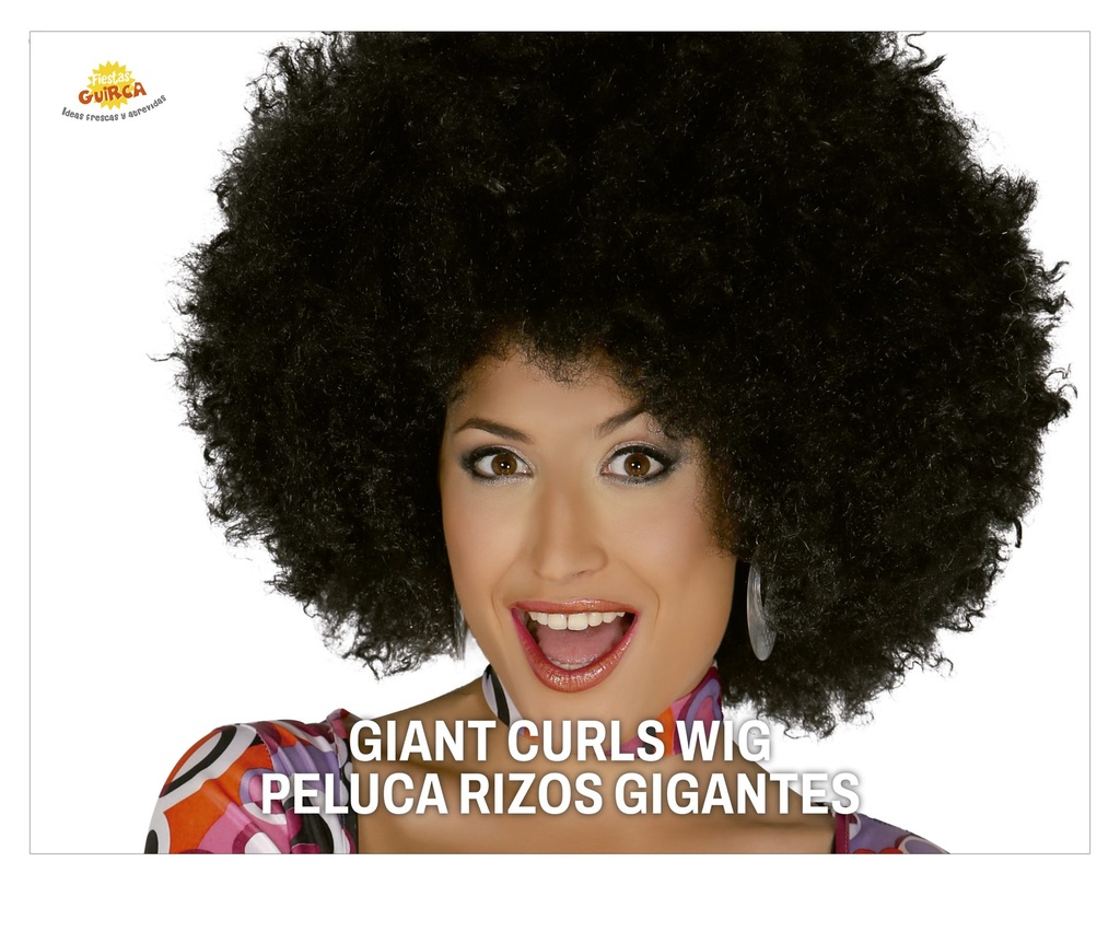 PELUCA AFRO NEGRA EXTRA BL REF 4006