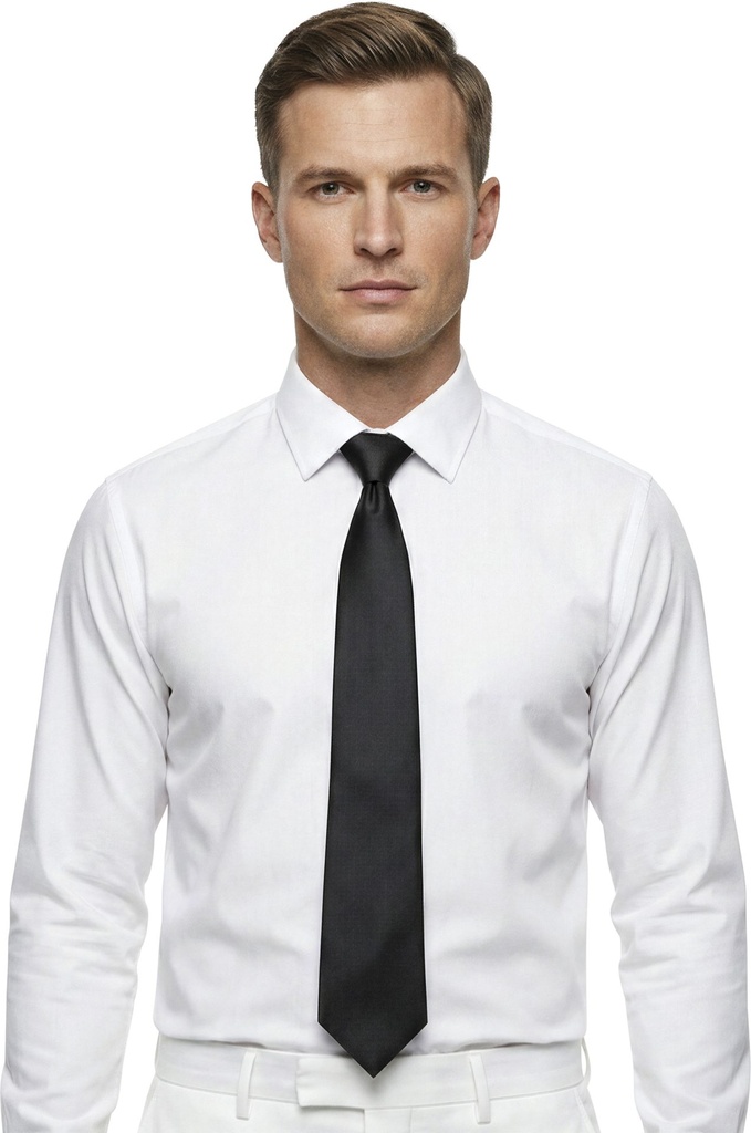 CORBATA NEGRA 40 CMS BL REF 16584