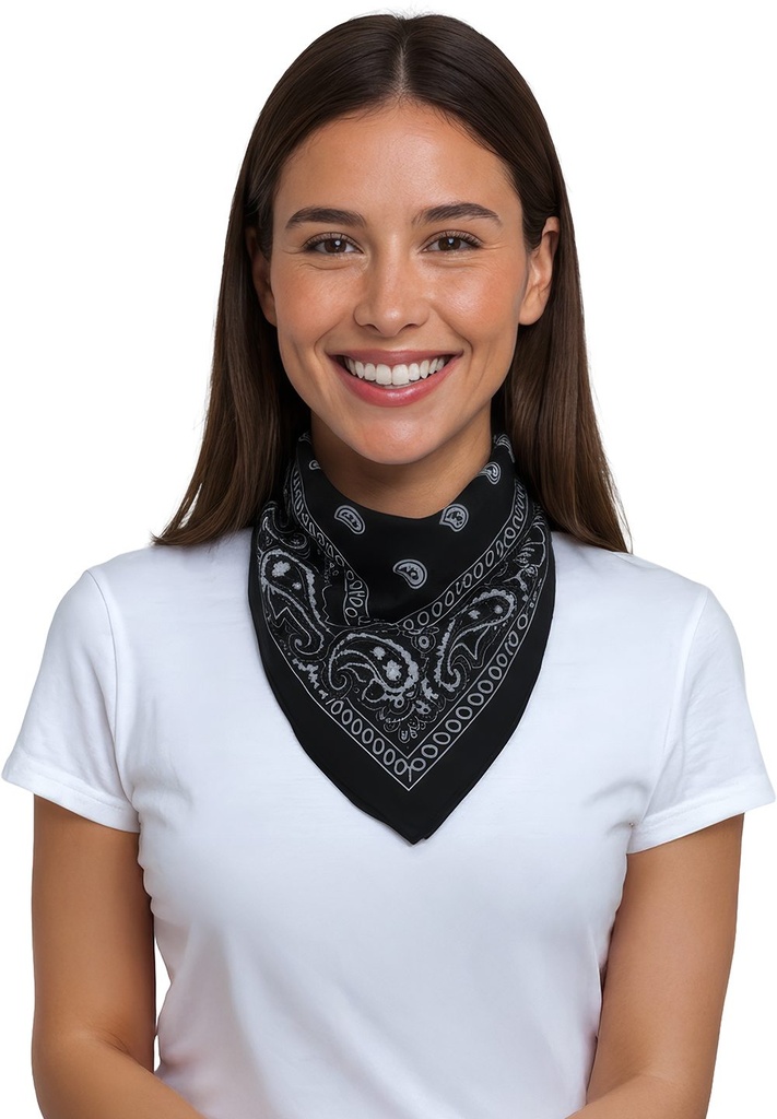 PAÑUELO VAQUERO NEGRO BL REF 16888