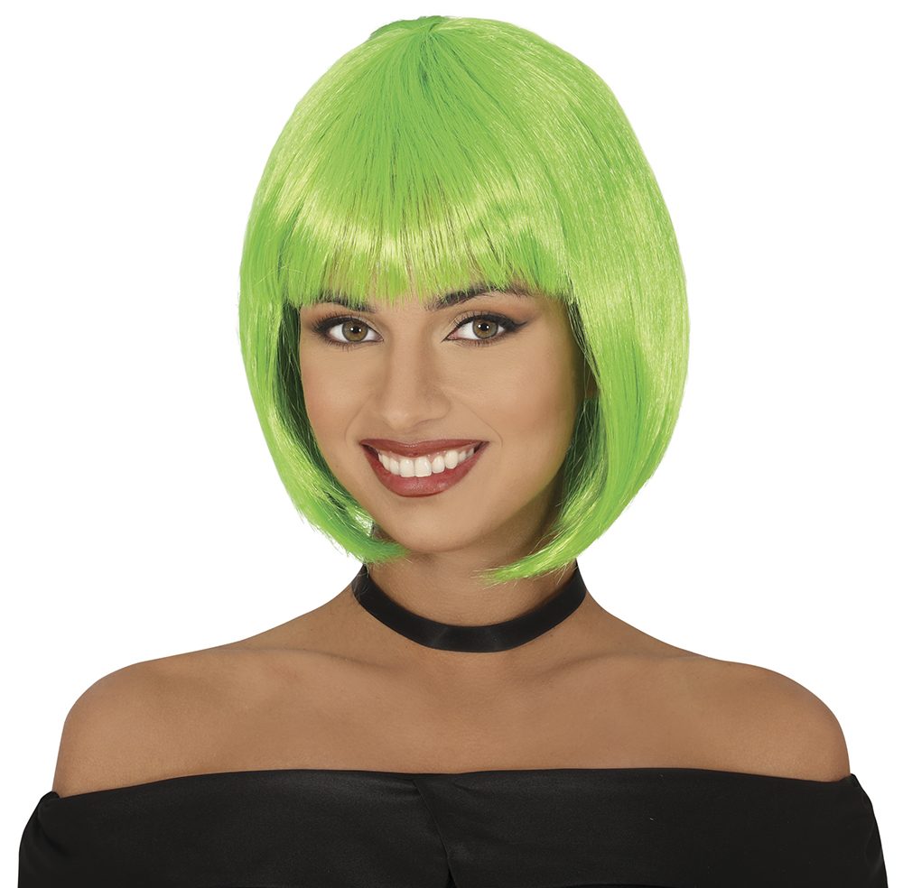PELUCA MEDIA MELENA VERDE 100 GR BL REF 4453