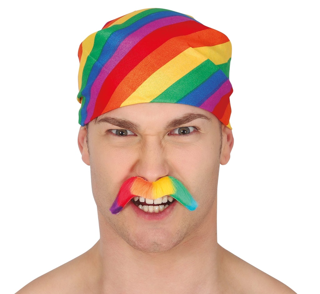 PAÑUELO CABEZA ARCOIRIS BL REF 16889