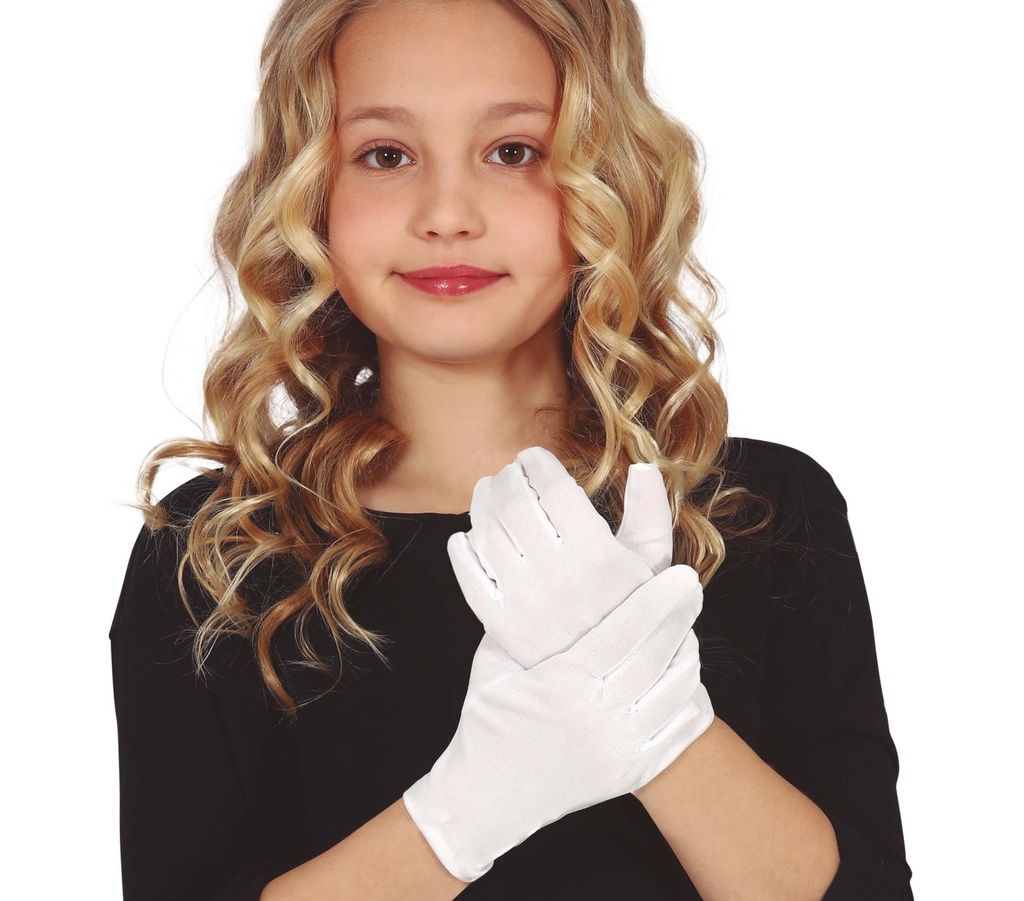 GUANTE BLANCO INFANTILES 19 CMS BL REF.16520