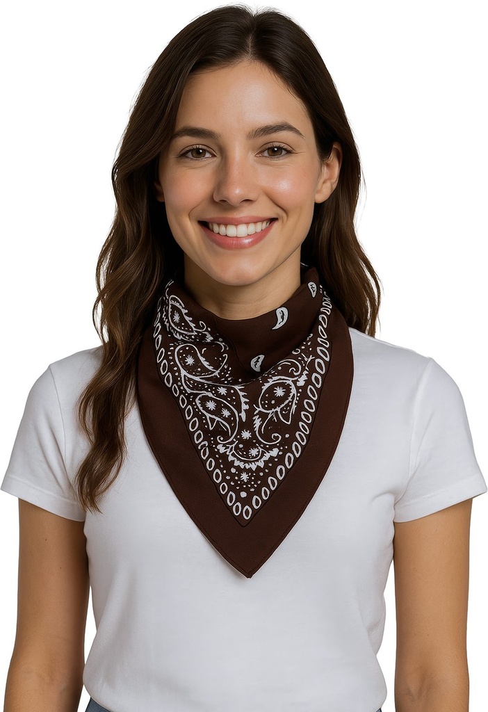 PAÑUELO VAQUERO MARRON BL REF 16774