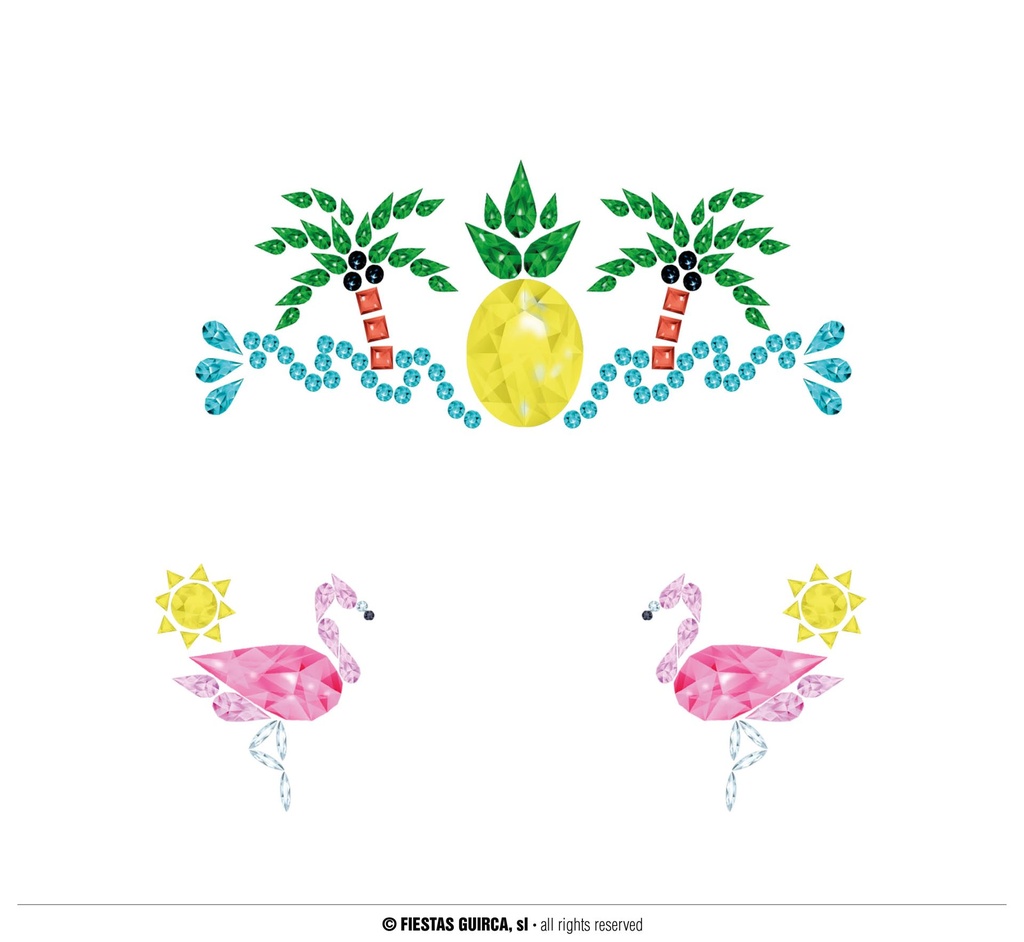 JOYAS FACIALES TROPICALES BL REF 15767
