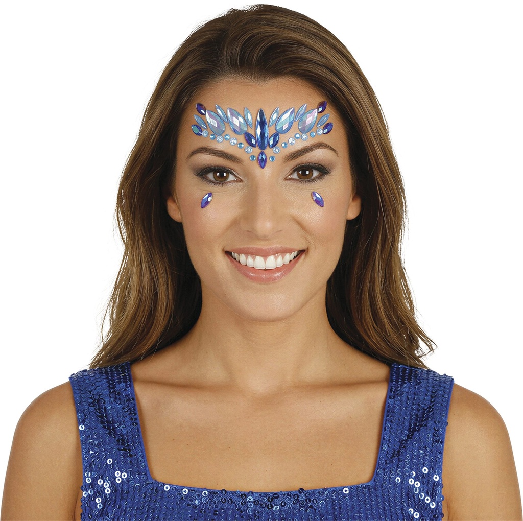 JOYAS FACIALES AZULES BL REF 15823