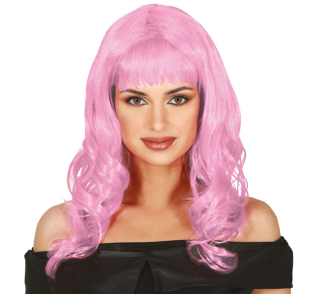 PELUCA MELENA ROSA BL REF 48059