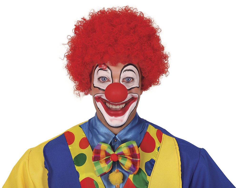 PELUCA RIZOS ROJA PAYASO BL REF.90201
