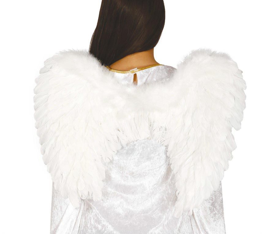 ALAS ANGEL PLUMAS BLANCA 60 X 40 CM BL REF 16885