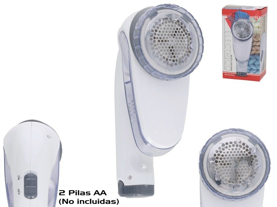 [146356] QUITA PELUSAS ELECTRICO BLANCO 16 CM