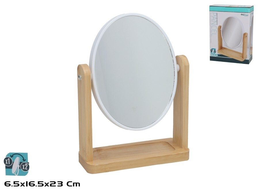 [146380] ESPEJO AUMENTO BLANCO PANCEL 16 X 6 X 23 CM