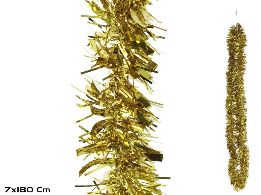 [138391] BOA PUNTA ANCHA ORO 7 CM X 1.80 CM