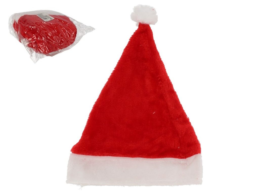 [138486] GORRO SANTA CLAUS ADULTO PELUDO 30 X 42 CM