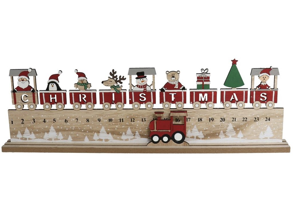 [138516] FIGURA NAVIDAD CALENDARIO ADVIENTO 45 X 15 X 4 CM