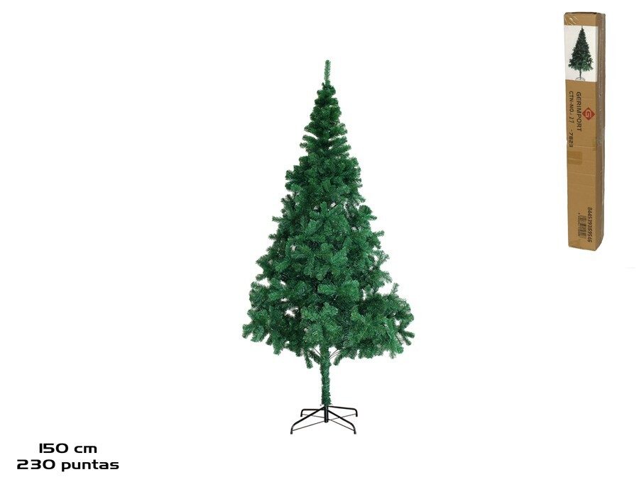 [138527] ARBOL NAVIDAD VERDE 230 PUNTAS 150 CM