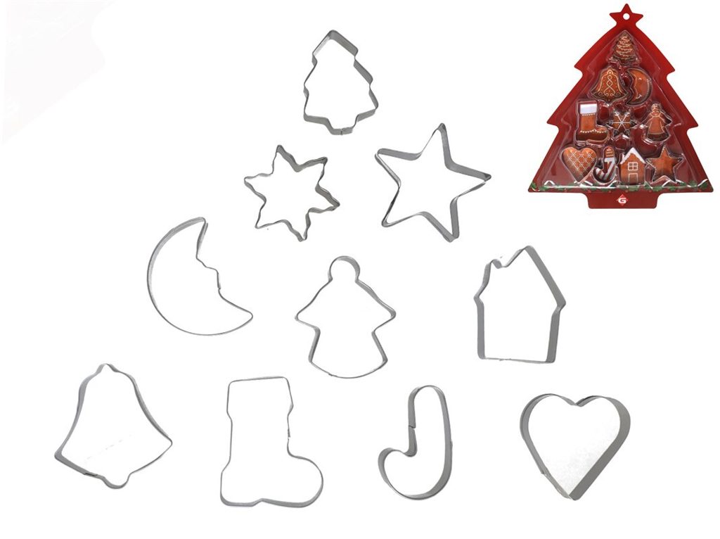 [138538] MOLDES COOKIES XMAS DECOR 10 UDS