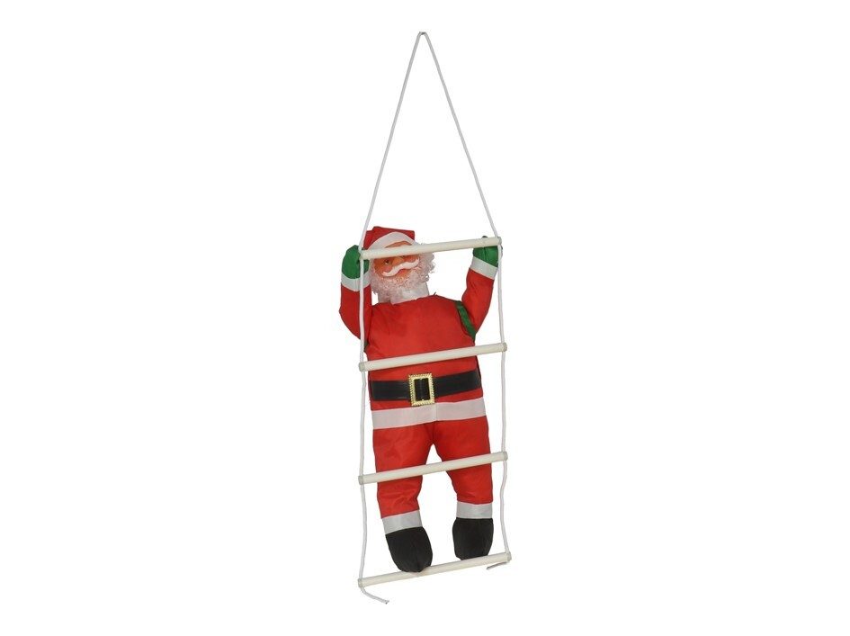 [138730] SANTA CLAUS EN ESCALERA 4 PELDAÑOS 96 CM