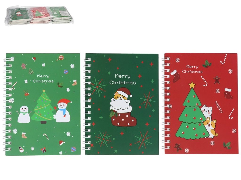 [138772] BLOC NOTAS DECORACIONES NAVIDEÑAS 11 X 15 CM