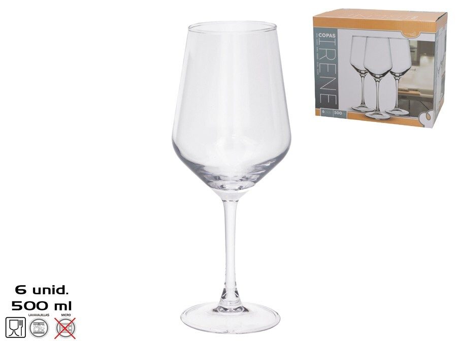 [138038] COPA CRISTAL IRENE 500 ML 6 UDS