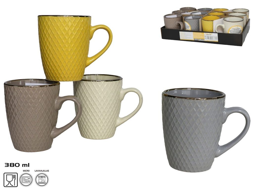 [145363] TAZA MUG SOUTH GRES 380 ML