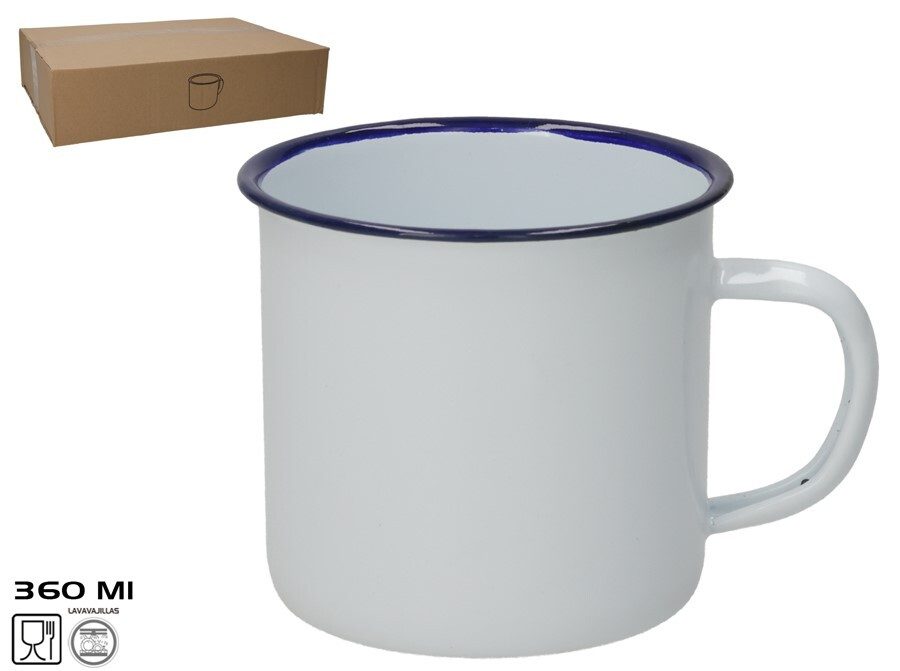 [145365] MUG ESMALTADA CLASIC 360 ML