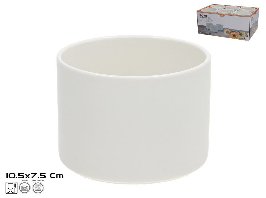 [145395] BOWL APERITIVO PORCELANA OLIN 10.5 X 7.5 CM