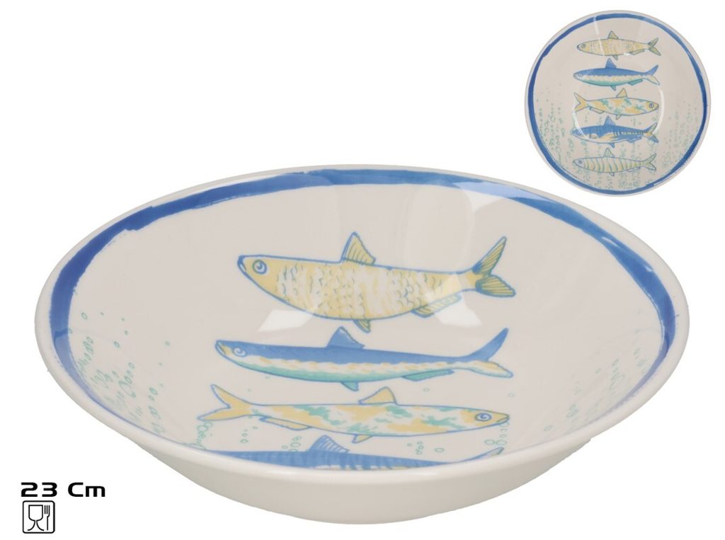 [145403] ENSALADERA PECES 23 CM