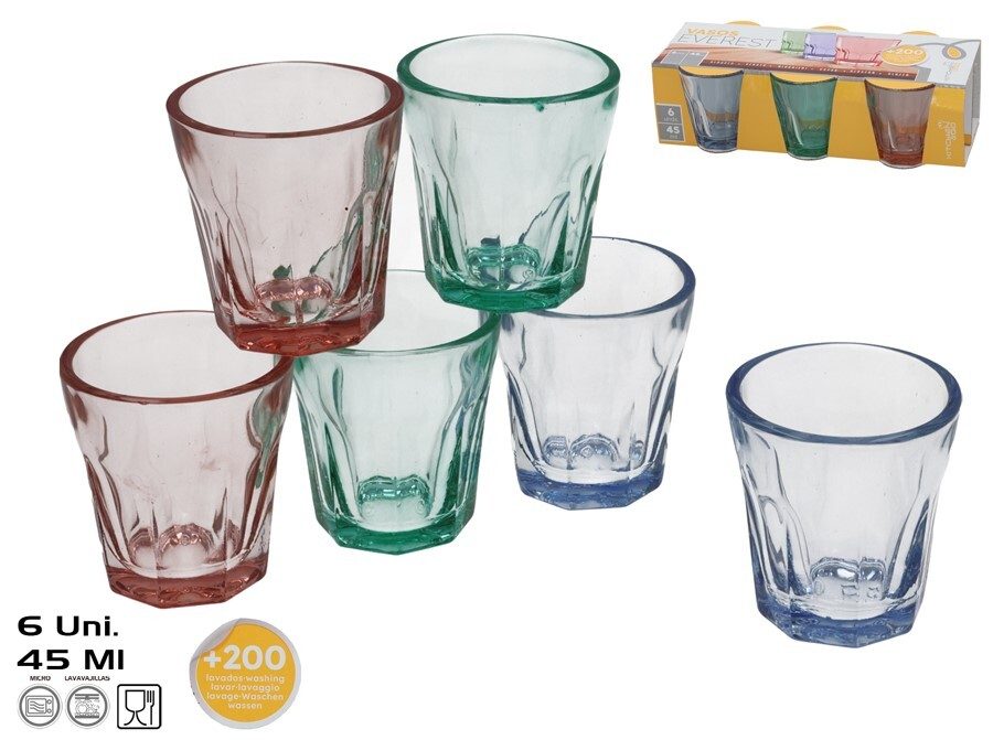 [143513] VASO EVEREST COLOR 45 ML 6 UDS