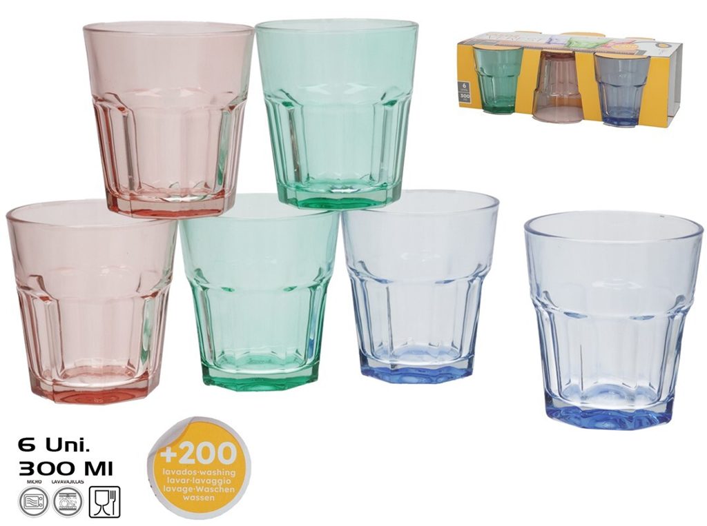 [144714] VASO EVEREST COLOR 300 ML 6 UDS
