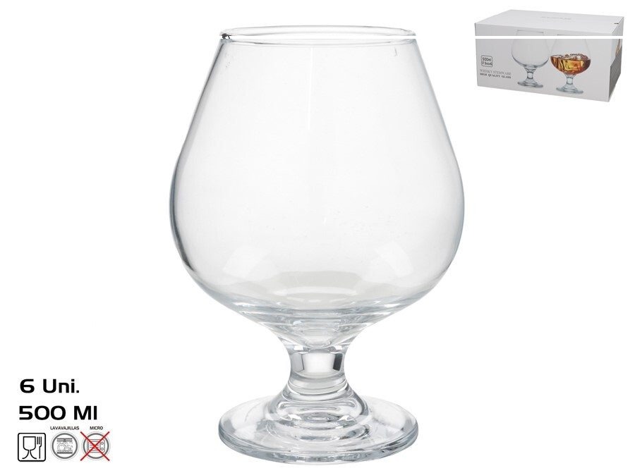 [144725] COPAS LAGO SET 6 UD. 500 ML