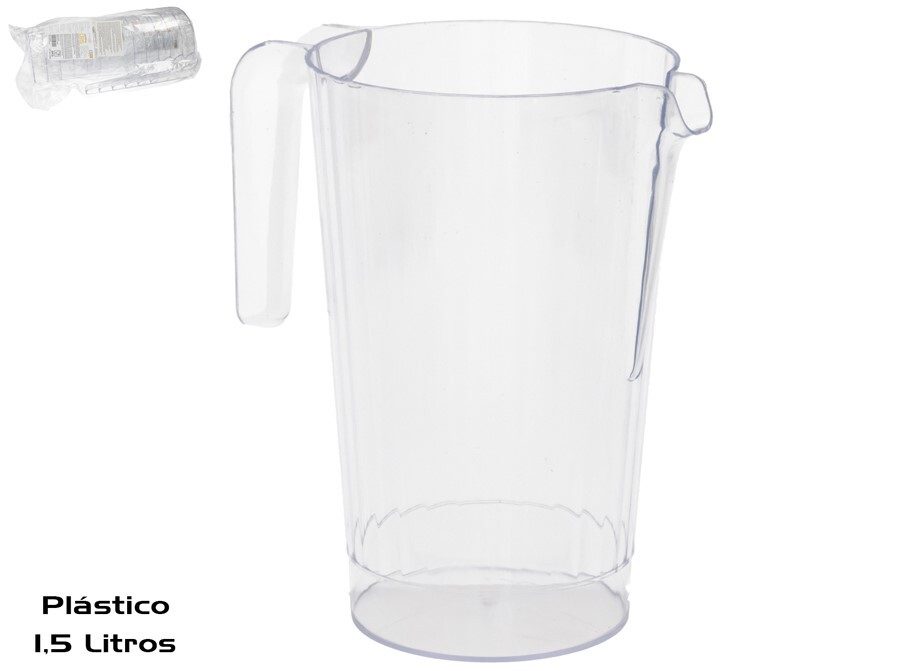 [138029] JARRA PLASTICO CRIS 1.5 LTS