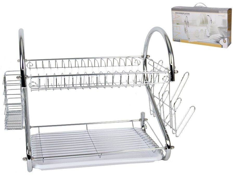 [138818] ESCURREPLATOS ALEN CON BANDEJA PLASTICO 52 X 25 X 37 CM