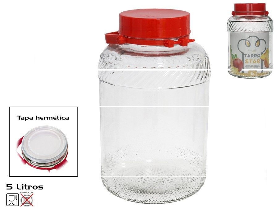 [144201] TARRO DIQUE CRISTAL STAR 5 LTS