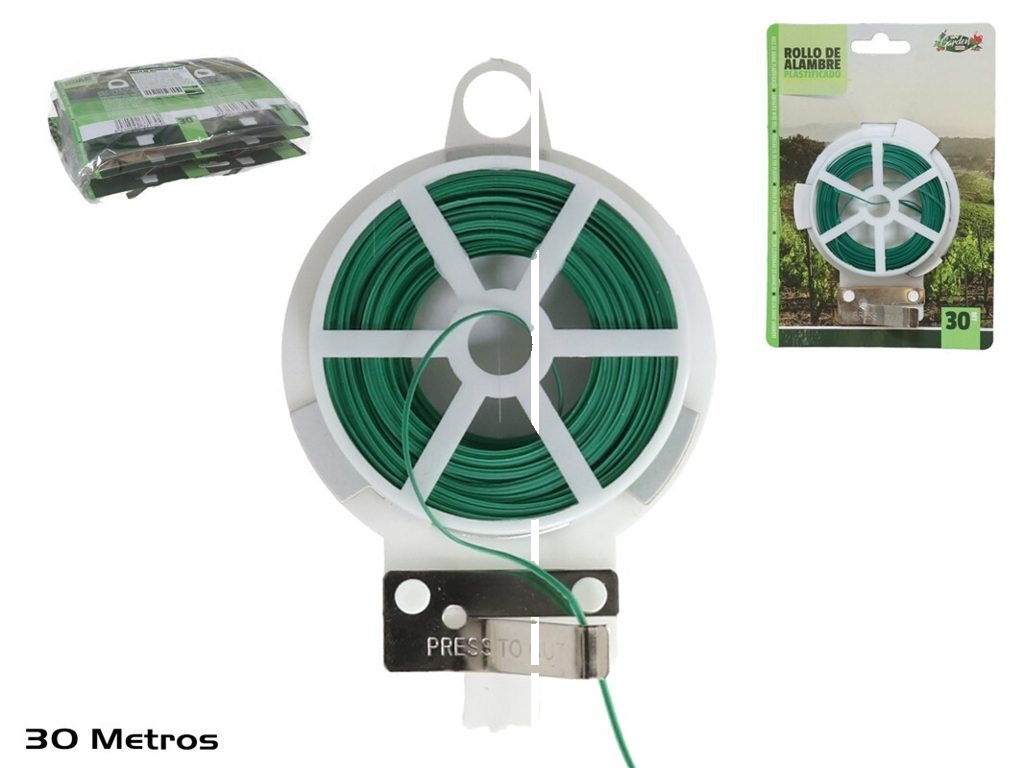 [111151] ROLLO ALAMBRE PLASTIFICADO 30 MTS