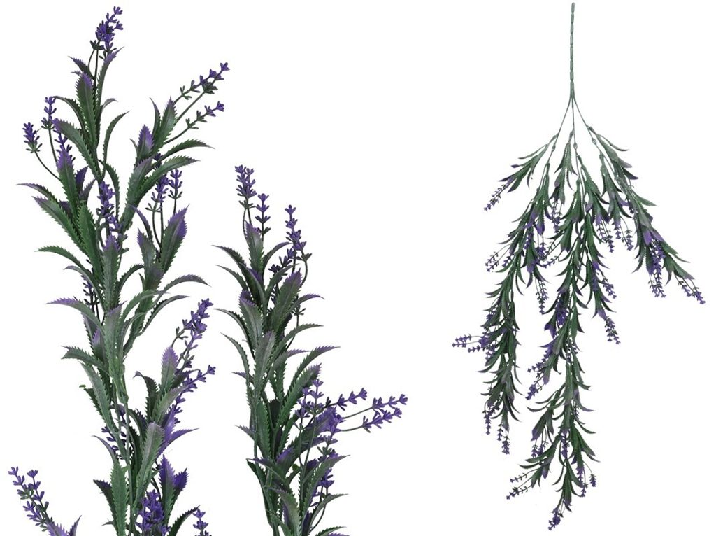 [120663] COLGANTE LAVANDA PLASTICO 72 CM