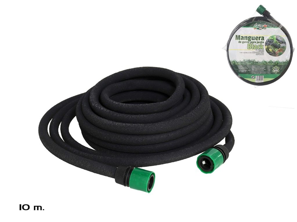 [143946] MANGUERA DE GOTEO JARDIN BLACK 10 MTS