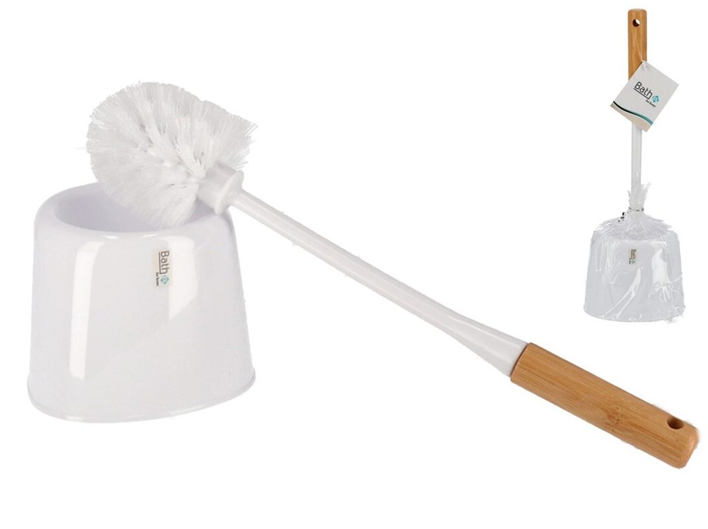 [114694] ESCOBILLERO NATURE BLANCO 38X13CM