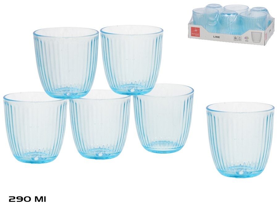 [143462] VASO AQUA LINE BORMIOLI AZUL 29 CL