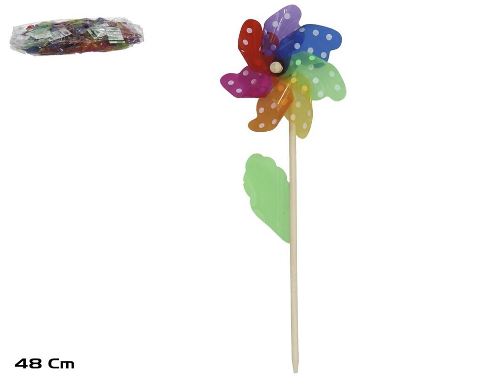 [102243] MOLINILLO DE VIENTO COLORINES 48X18CM