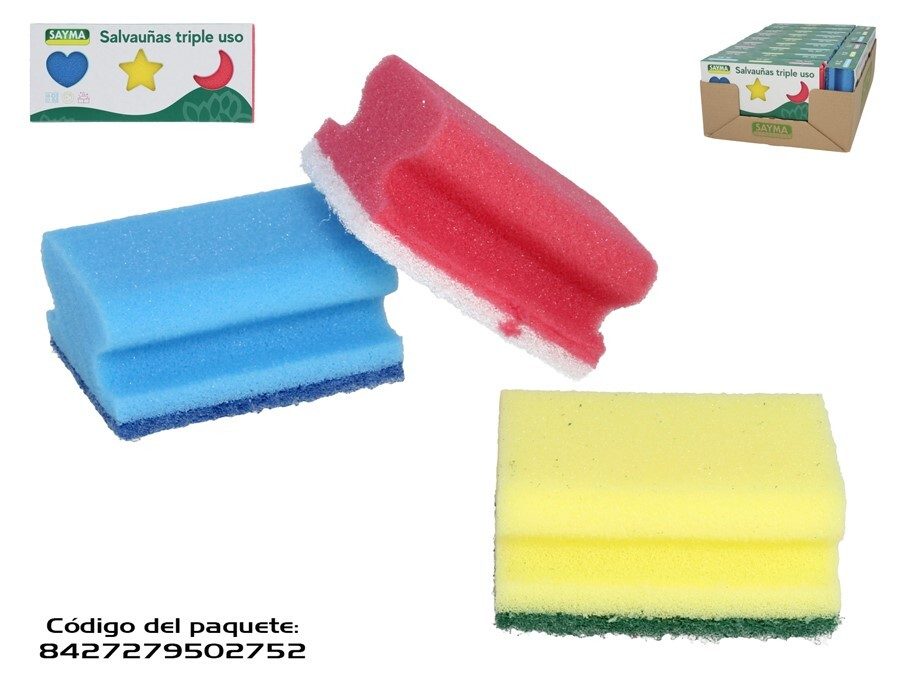 [88679] SALVAUÑAS TRIPLE USO ESTUCHE 3 UDS
