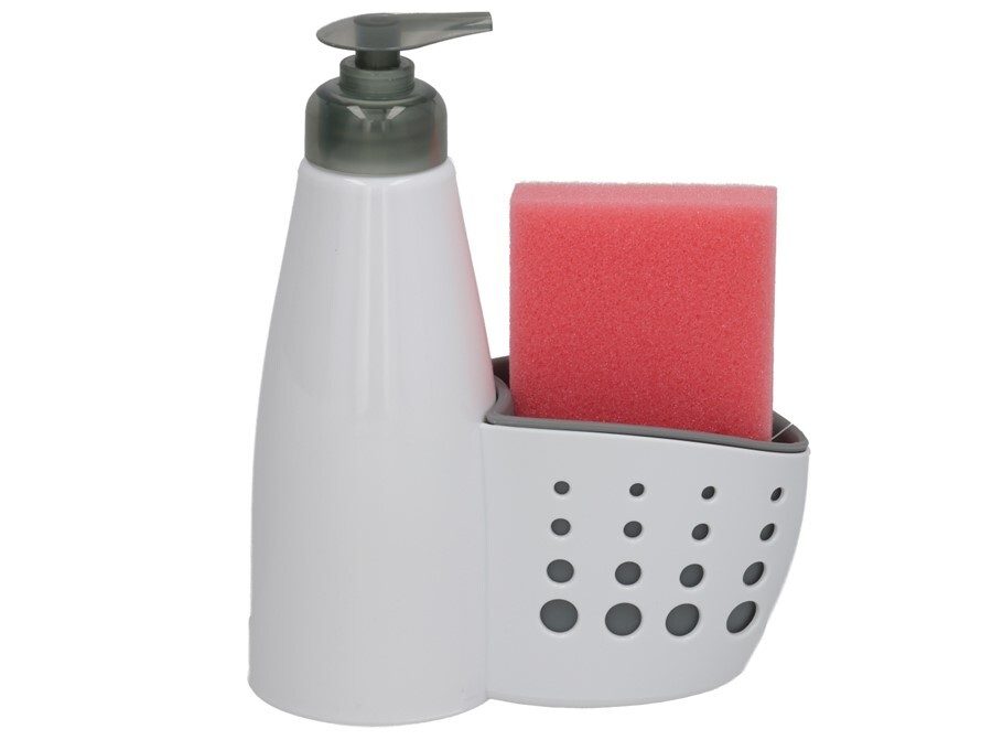 [142995] DOSIFICADOR JABON COCINA BLANCO 21 X 16 X 7 CM