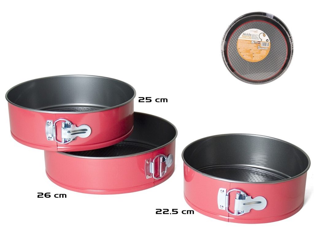 [111572] MOLDES ACERO 26-25-22.5 CM 3 UDS