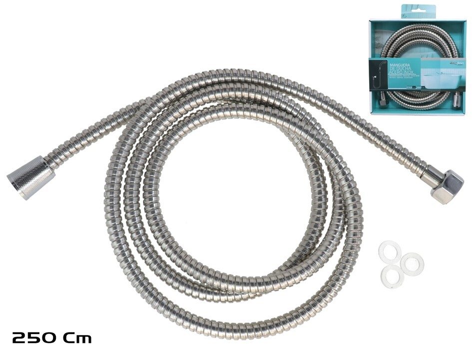 [137278] MANGUERA DUCHA ACERO INOX 1.3 X 2.5 MTS