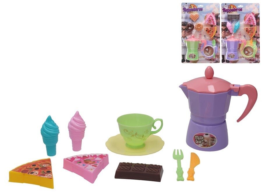 [142477] CAFETERA Y POSTRES 2 SURTIDOS