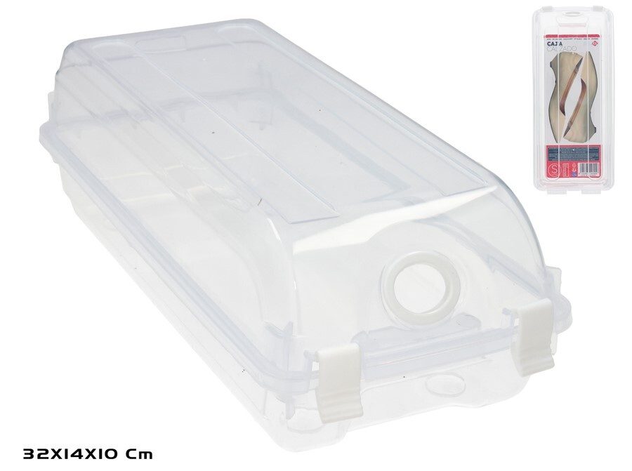 [142508] CAJA CALZADO TRANSPARENTE S 14 X 32 X 10 CM