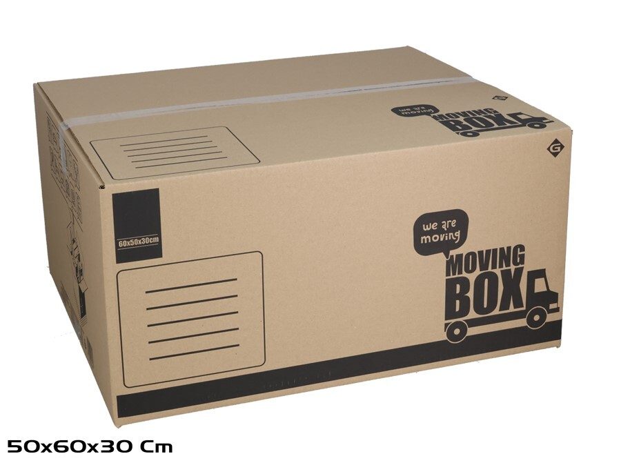 [142516] CAJA MULTIUSOS MUDANZA 60 X 50 X 30 CM