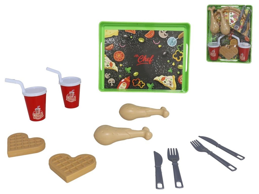 [142517] BANDEJA SET DE PIZZA 26 X 20 X 6 CM