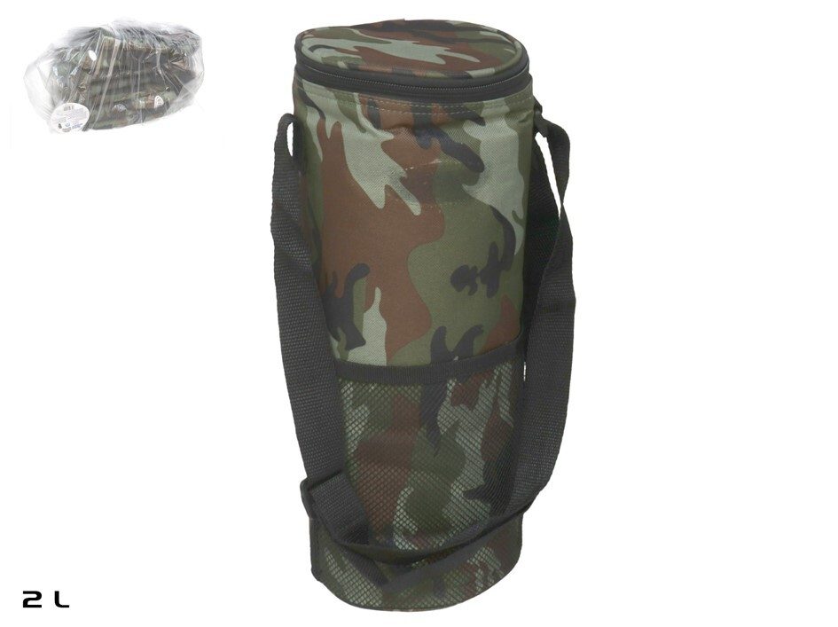 [134458] BOLSA TERMICA BOTELLA CAMUFLAJE 2 LTS