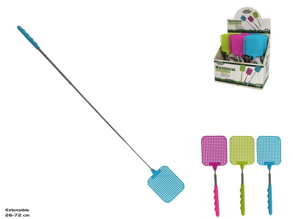 [141993] MATAMOSCAS EXTENSIBLE 3 SURTIDOS 26-72 CM