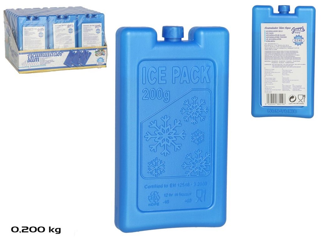 [142017] ACUMULADOR SLIM AQUA AZUL 200 ML